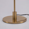 Blossi Table Lamp Modernism Golden Glass Shaded Table Lamp for Bedroom