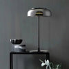 Blossi Table Lamp Modernism Golden Glass Shaded Table Lamp for Bedroom