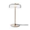 Blossi Table Lamp Modernism Golden Glass Shaded Table Lamp for Bedroom