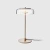 Blossi Table Lamp Modernism Golden Glass Shaded Table Lamp for Bedroom