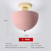 Simple macaron ceiling lamp