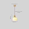 American retro bedroom bedside restaurant bar creative all-copper small chandelier