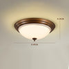 American retro LED ceiling lamp