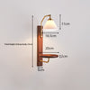 Vintage wabi-sabi cream style bedroom living room storage atmosphere wall lamp
