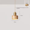 Solid wood all-copper small chandelier