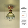 American retro glass corridor ceiling lamp