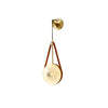 Copper bedroom bedside wall lamp