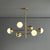 Nordic glass living room chandelier