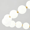 Copper Acrylic Pearl Necklace Pendant Light