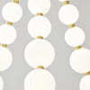 Copper Acrylic Pearl Necklace Pendant Light