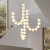 Copper Acrylic Pearl Necklace Pendant Light