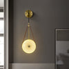 Copper bedroom bedside wall lamp