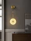 Copper bedroom bedside wall lamp
