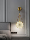 Copper bedroom bedside wall lamp