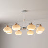 Cream Color Glass PersimmonChandeliers