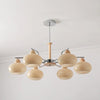 Cream Color Glass PersimmonChandeliers