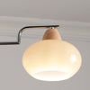 Cream Color Glass PersimmonChandeliers