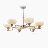 Cream Color Glass PersimmonChandeliers
