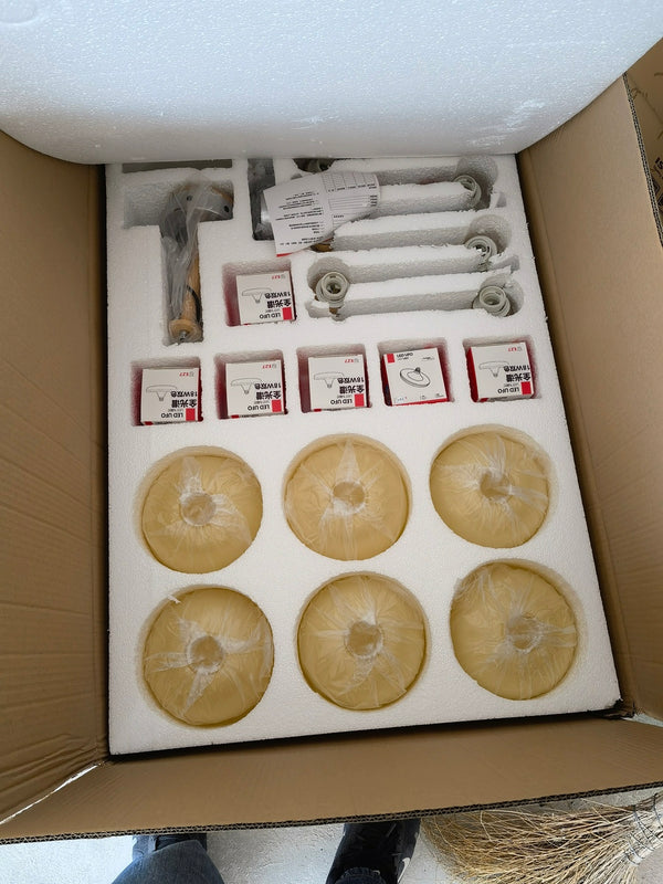 Cream Color Glass PersimmonChandeliers