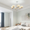 Cream Color Glass PersimmonChandeliers