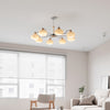 Cream Color Glass PersimmonChandeliers