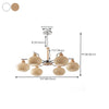Cream Color Glass PersimmonChandeliers
