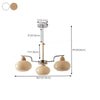 Cream Color Glass PersimmonChandeliers