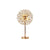 Nordic bedroom dandelion crystal table lamp