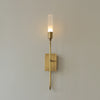 All copper single head aisle wall lamp