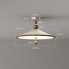 Medieval style creative flying saucer bedroom ceiling lamp