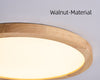 Japanese style solid wood LED ceiling lamp