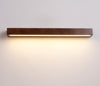 Nordic simple solid wood wall lamp