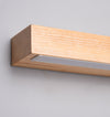 Nordic simple solid wood wall lamp