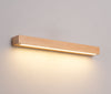 Nordic simple solid wood wall lamp