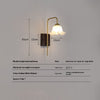 American retro bedroom wall lamp