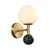 Bedroom bedside marble wall lamp