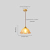 American retro bedroom bedside restaurant bar creative all-copper small chandelier
