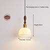 Wabi-sabi style bedroom bedside ceramic chandelier