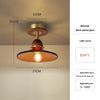 American retro glass corridor ceiling lamp