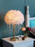 Feather & Crystal Table Lamp