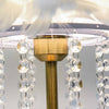 Feather & Crystal Table Lamp