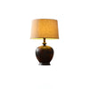 Bedroom Linen Shade Ceramic Table Lamp