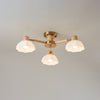 Japanese Nordic living room flower ceiling lamp