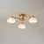 Japanese Nordic living room flower ceiling lamp