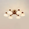 Japanese Nordic living room flower ceiling lamp