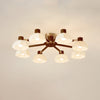 Japanese Nordic living room flower ceiling lamp