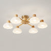 Japanese Nordic living room flower ceiling lamp
