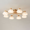 Japanese Nordic living room flower ceiling lamp