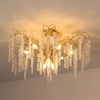 French Tassel Crystal Chandelier