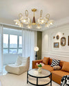French retro living room chandelier